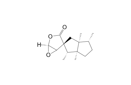 Spiro[2,6-dioxabicyclo[3.1.0]hexane-4,2'(1'H)-pentalen]-3-one, hexahydro-1',3'a,4',6'a-tetramethyl-, [1'.alpha.,2'.beta.(1S*,2R*),3'a.alpha.,4'.alpha.,6'a.alpha.]-(.+-.)-
