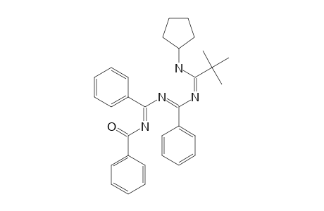 8-TERT.-BUTYL-9-CYCLOPENTYL-2,4,6-TRIPHENYL-1-OXA-3,5,7,9-TETRAAZANONATETRA-1,3,5,7-ENE