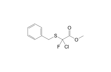 Methyl 2-(Benzylthio)-2-chloro-2-fluoroacetate