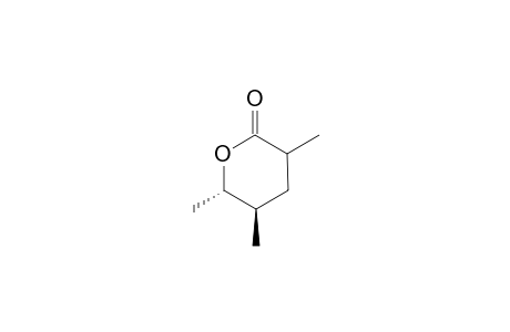 (3S,5R,6S)-3,5,6-trimethyltetrahydropyran-2-one
