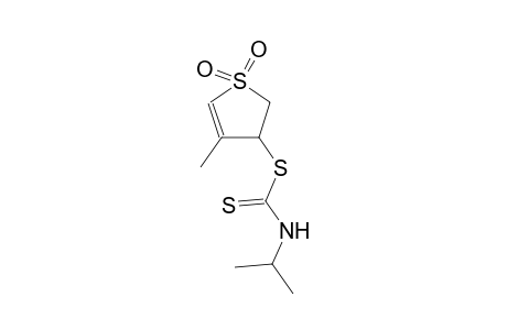 4-methyl-1,1-dioxido-2,3-dihydro-3-thienyl isopropyldithiocarbamate