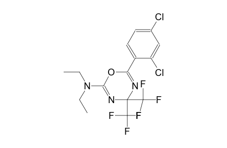 N-[6-(2,4-dichlorophenyl)-4,4-bis(trifluoromethyl)-4H-1,3,5-oxadiazin-2-yl]-N,N-diethylamine