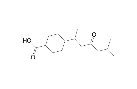 Cyclohexanecarboxylic acid, 4-(1,5-dimethyl-3-oxohexyl)-, [4(R)-cis]-