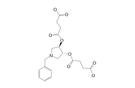 (3S,4S)-1-BENZYL-3,4-BIS-(3-CARBOXYPROPIONYLOXY)-PYRROLIDINE