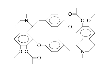 Isochondodendrine-6,18-diacetate