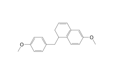 Naphthalene, 1,2-dihydro-6-methoxy-1-[(4-methoxyphenyl)methyl]-, (.+-.)-