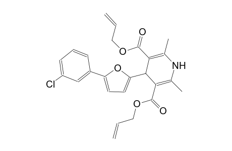 3,5-pyridinedicarboxylic acid, 4-[5-(3-chlorophenyl)-2-furanyl]-1,4-dihydro-2,6-dimethyl-, di(2-propenyl) ester