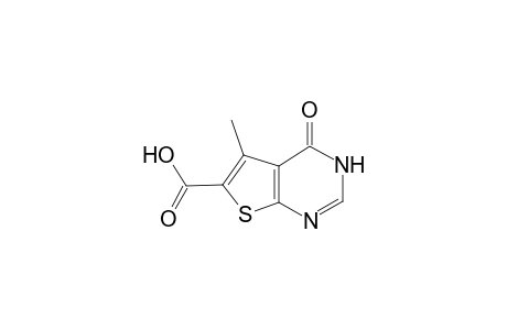 5-Methyl-4-oxo-3,4-dihydrothieno[2,3-d]pyrimidine-6-carboxylic acid