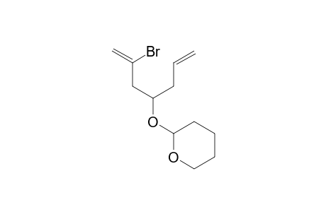 2-Bromo-1,6-heptadien-4-yl 2-tetrahydropyranyl ether