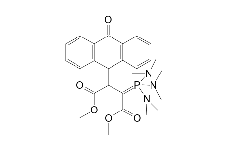 Diethyl anthracen-10(9H)-one-9-yl-(tris(dimethylamino)phosphoranylidene)-butanedioate