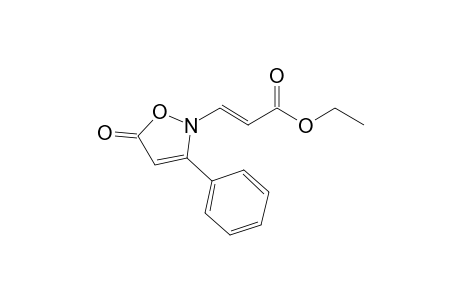 Ethyl (E)-3-(5'-oxo-3'-phenyl-2',5'-dihydroisoxazol-2'-yl)propenoate