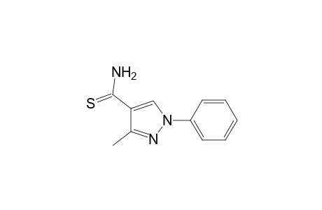 3-Methyl-1-phenyl-4-pyrazolecarbothioamide