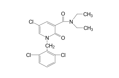 5-CHLORO-1-(2,6-DICHLOROBENZYL)-N,N-DIETHYL-1,2-DIHYDRO-2-OXO-NICOTINAMIDE
