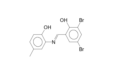 (E)-N-(2-hydroxy-3,5-dibromobenzylidene)-2-hydroxy-5-methylaniline