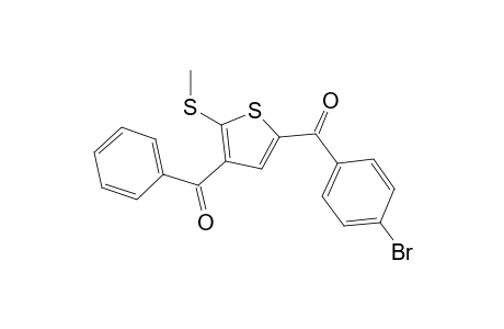 3-Benzoyl-5-(4'-bromobenzoyl)-2-(methylthio)thiophene