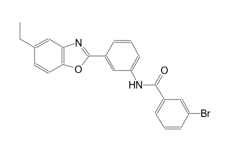 benzamide, 3-bromo-N-[3-(5-ethyl-2-benzoxazolyl)phenyl]-