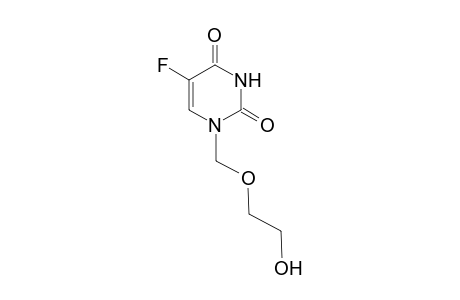 1H-Pyrimidine-2,4-dione, 5-fluoro-1-(2-hydroxyethoxymethyl)-