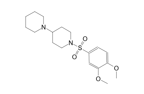 1'-((3,4-dimethoxyphenyl)sulfonyl)-1,4'-bipiperidine