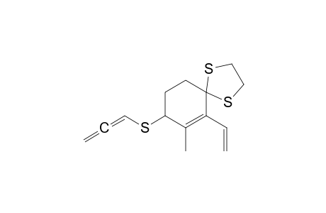 4-(Allenylthio)-3-methyl-2-vinyl-2-cyclohexene-1-one Dimethylene Dithioketal