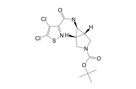 TERT.-BUTYL-6-(4,5-DICHLORO-ISOTHIAZOLE-3-CARBOXAMIDO)-3-AZA-BICYCLO-[3.1.0]-HEXANE-3-CARBOXYLATE