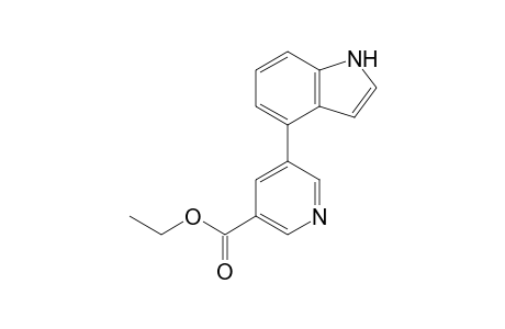 5-(1H-indol-4-yl)-3-pyridinecarboxylic acid ethyl ester