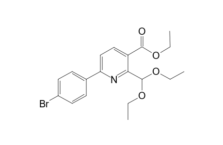 Ethyl 2-Diethoxymethyl-6-(4-bromophenyl)nicotinates