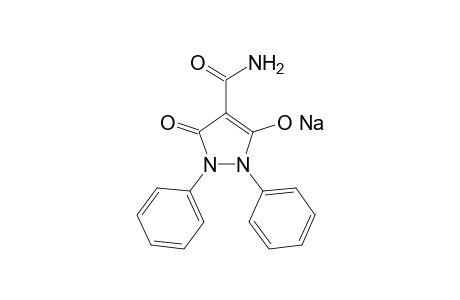 [(4-carbamoyl-1,2-diphenyl-5-oxo-3-pyrazolin-3-yl)oxy]sodium