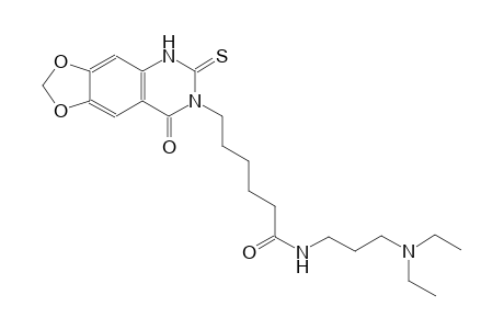 [1,3]dioxolo[4,5-g]quinazoline-7-hexanamide, N-[3-(diethylamino)propyl]-5,6,7,8-tetrahydro-8-oxo-6-thioxo-