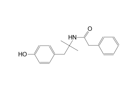benzeneacetamide, N-[2-(4-hydroxyphenyl)-1,1-dimethylethyl]-