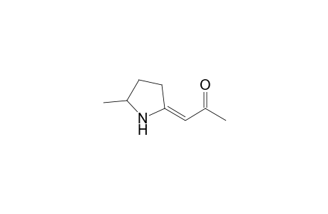 (1E)-1-(5-methyl-2-pyrrolidinylidene)-2-propanone