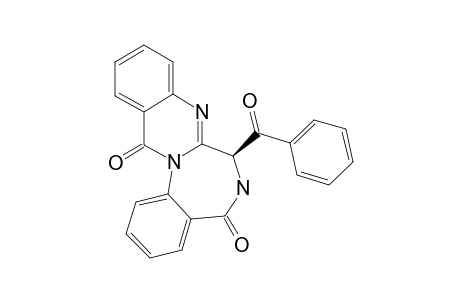 NOVOBENZOMALVIN-C;(7S)-7-(PHENYL-CARBONYL)-6,7-DIHYDRO-QUINAZOLINO-[3,2-A]-[1,4]-BENZO-DIAZEPINE-5,13-DIONE