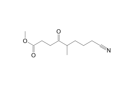 8-cyano-4-keto-5-methyl-caprylic acid methyl ester