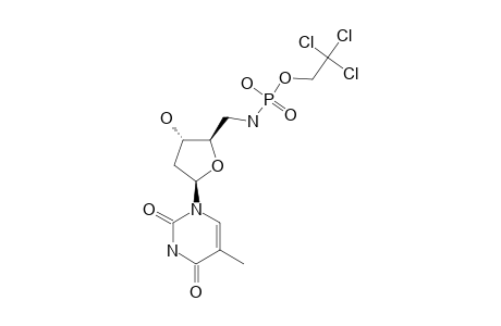 2,2,2-TRICHLORETHYL-5'-AMINO-5'-DEOXYTHYMIDIN-5'-PHOSPHAT