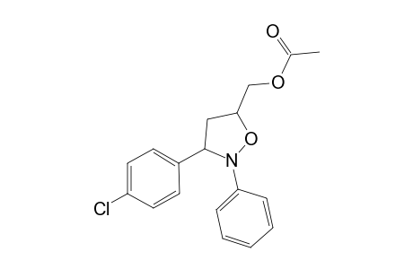 (+/-)-5-Acetoxymethyl-3-(4-chlorophenyl)2-phenylisoxazolidine