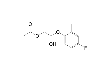 (4-fluoro-O-tolyl)oxy)-2-hydroxyethyl ester of acetic acid