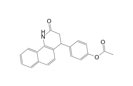 4-(2-oxo-1,2,3,4-tetrahydrobenzo[h]quinolin-4-yl)phenyl acetate