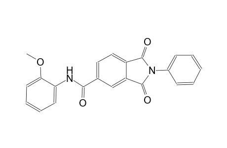 1H-isoindole-5-carboxamide, 2,3-dihydro-N-(2-methoxyphenyl)-1,3-dioxo-2-phenyl-
