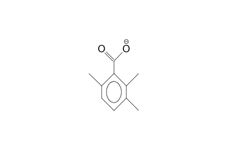 2,3,6-Trimethyl-benzoate anion