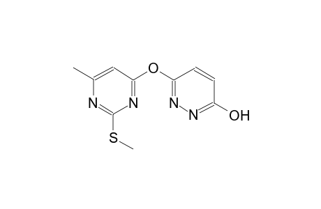 6-{[6-methyl-2-(methylsulfanyl)-4-pyrimidinyl]oxy}-3-pyridazinol