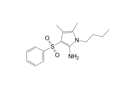 2-amino-1-butyl-4,5-dimethyl-3-(phenylsulfonyl)pyrrole
