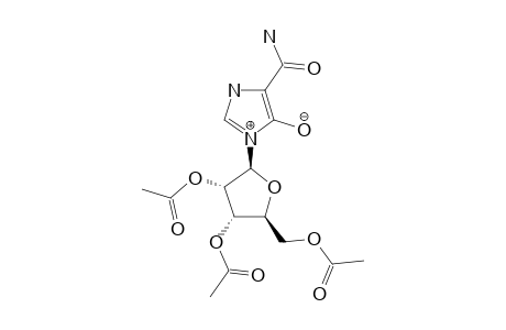 4-CARBAMOYL-1-(2,3,5-TRI-O-ACETYL-BETA-D-RIBOFURANOSYL)-IMIDAZOLIUM-5-OLATE;2',3',5'-TRI-O-ACETYL-BREDININ