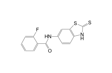 benzamide, N-(2,3-dihydro-2-thioxo-6-benzothiazolyl)-2-fluoro-
