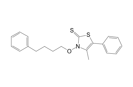 4-Methyl-5-phenyl-3-(4-phenylbut-1-oxy)-thiazole-2(3H)-thione