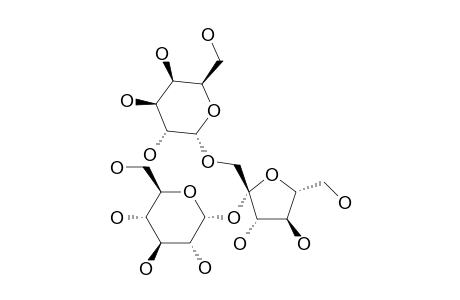 SACCHARIDE-2;1-PLANTEOSE;ALPHA-D-GALACTOPYRANOSYL-(1->1)-BETA-D-FRUCTOFURANOSYL-(2<->1)-ALPHA-D-GLUCOPYRANOSIDE