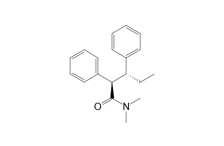 Benzenepropanamide, .beta.-ethyl-N,N-dimethyl-.alpha.-phenyl-, (R*,R*)-