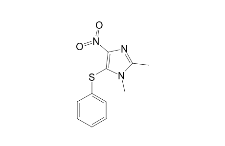 1,2-DIMETHYL-4-NITRO-5-PHENYLTHIOIMIDAZOLE