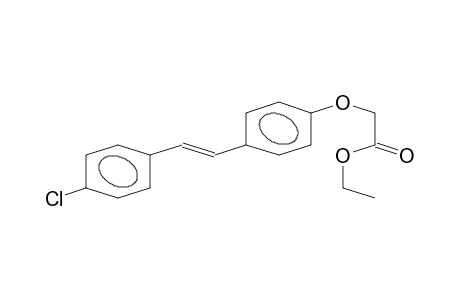 E-4-Chloro-4'-ethoxycarbonylmethoxy-stilbene