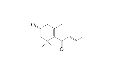 3,5,5-trimethyl-4-[(E)-1-oxobut-2-enyl]-1-cyclohex-3-enone