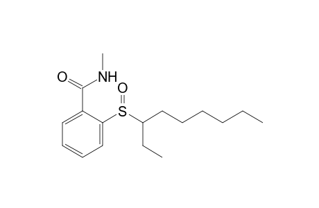 N-Methyl-2-(nonan-3-ylsulfinyl)benzamide