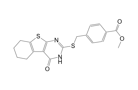benzoic acid, 4-[[(3,4,5,6,7,8-hexahydro-4-oxobenzo[4,5]thieno[2,3-d]pyrimidin-2-yl)thio]methyl]-, methyl ester